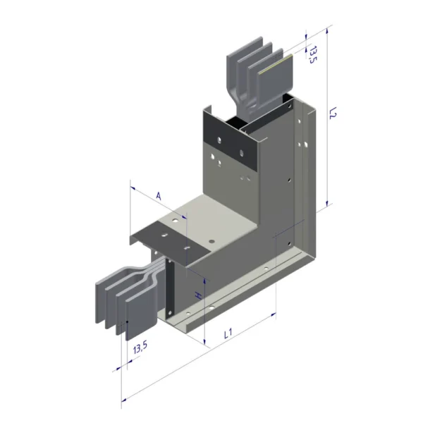 Codo vertical a 90° (CV)